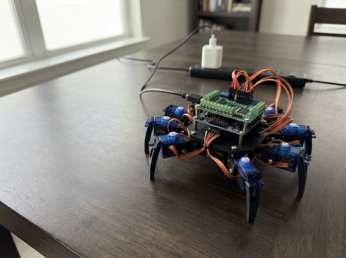 Tiny Spider Robot