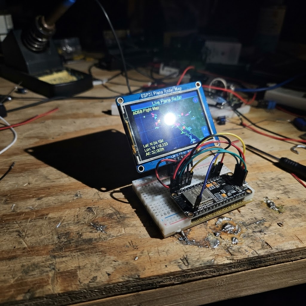 ESP32 Plane Radar Map