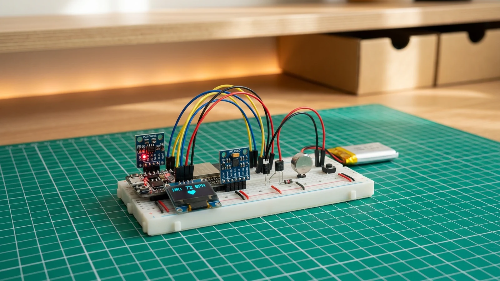 How to Build a Fitness Wristband Prototype with ESP32