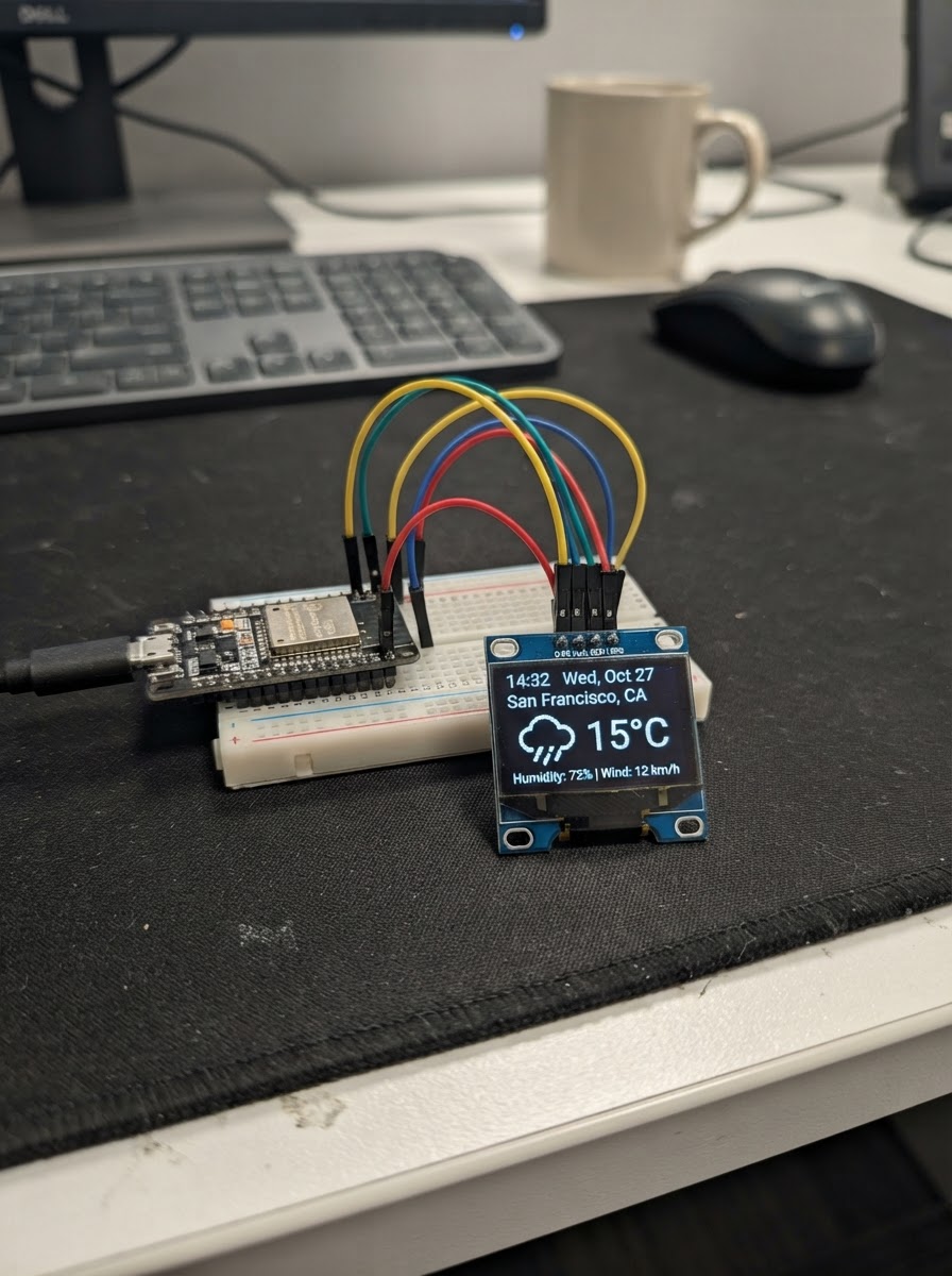 WiFi Weather Forecast Display