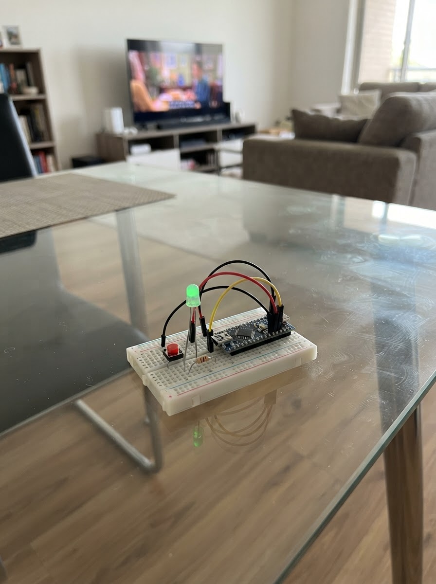 Push Button LED Control