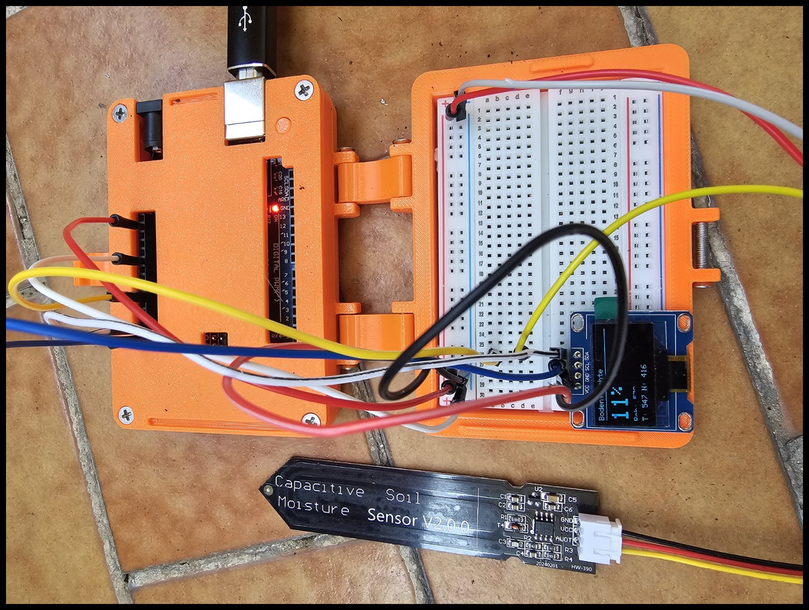 Capacitive Soil Moisture Tester