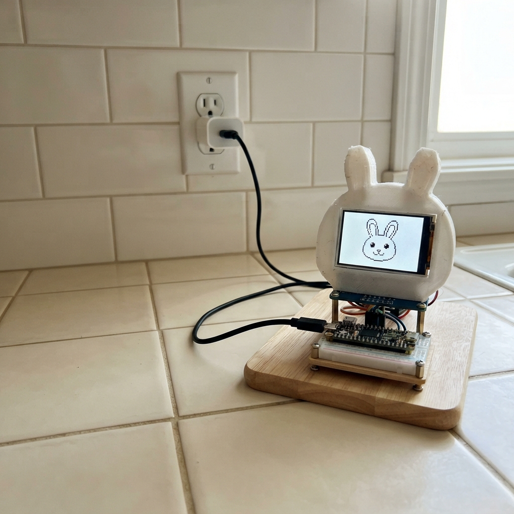 Photo of Rabbit Drawing Display