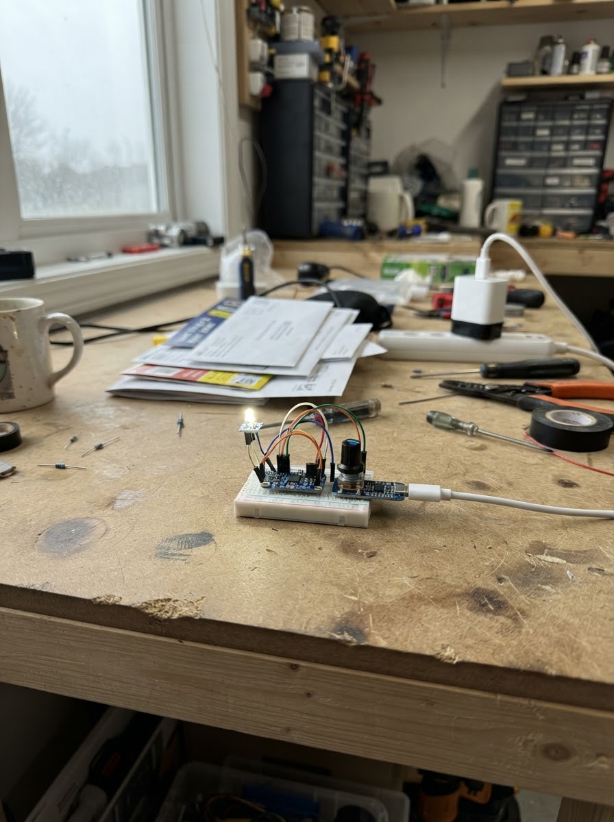Potentiometer LED Dimmer