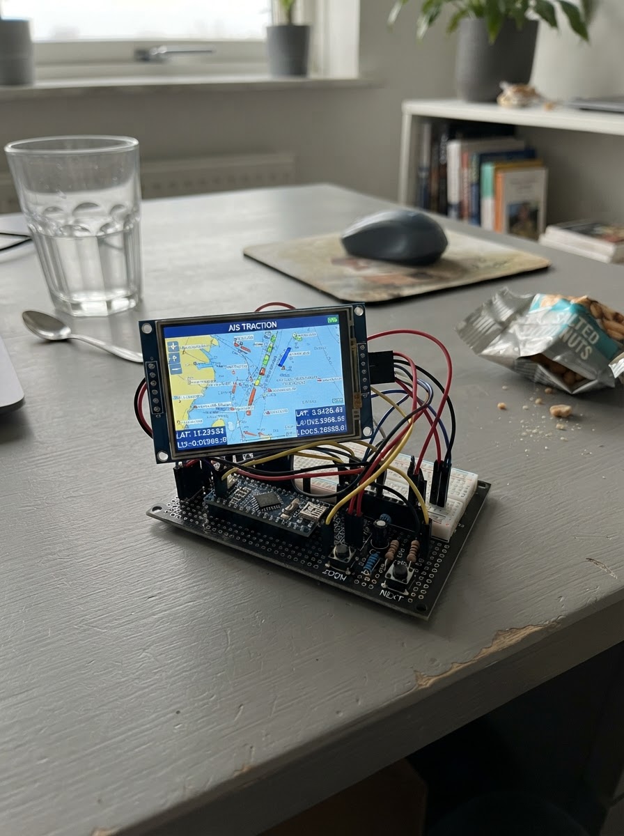 Maritime AIS Tracker Display