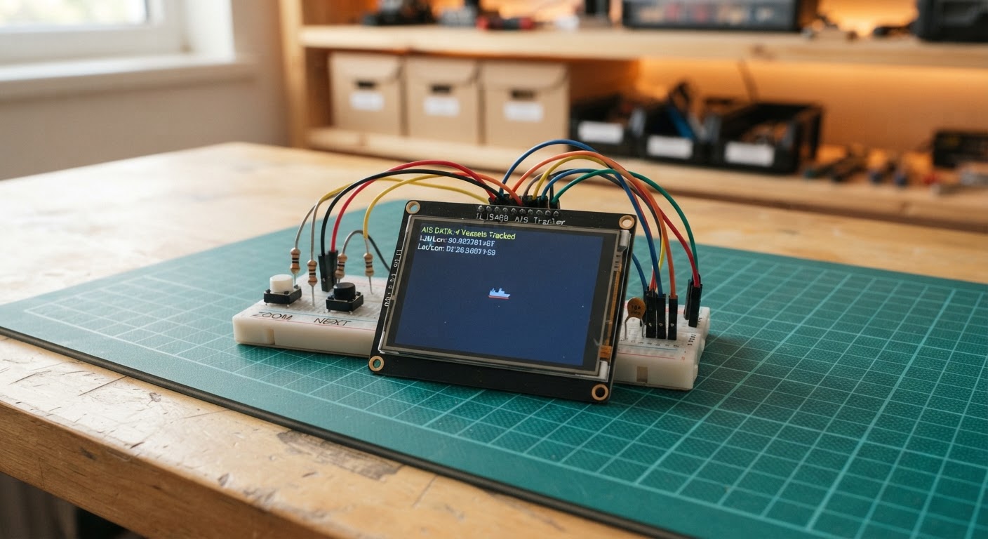 Photo of Maritime AIS Tracker Display