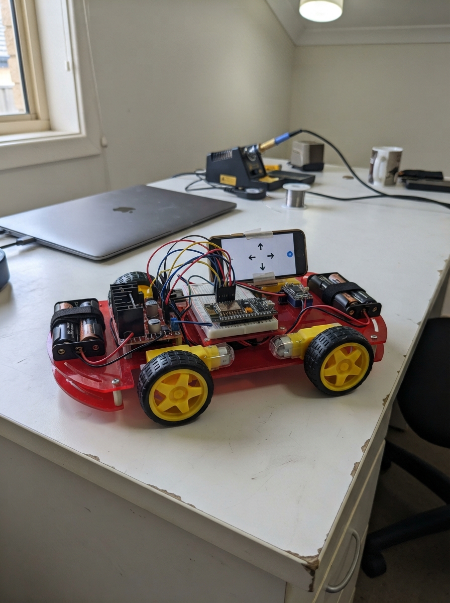 WiFi RC Car Control