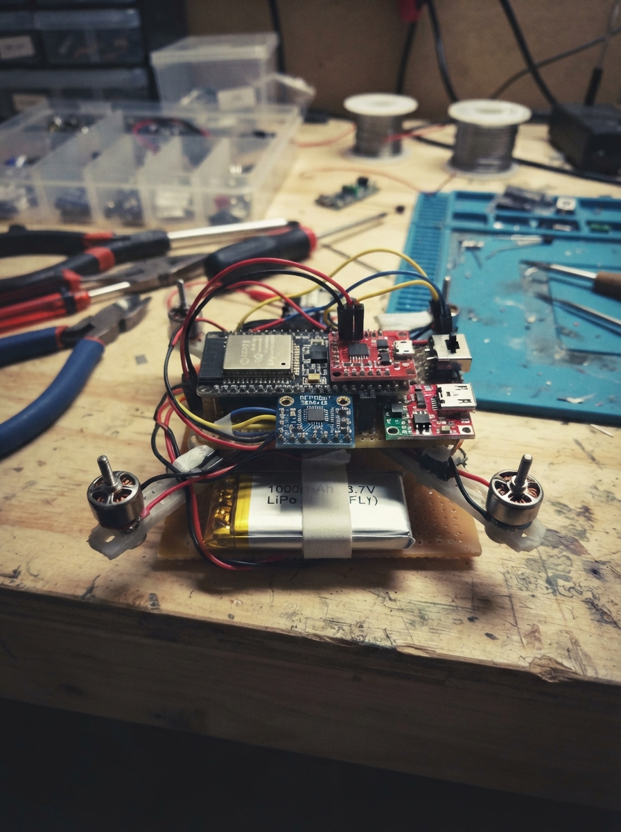 ESP32 Stabilized Mini Drone