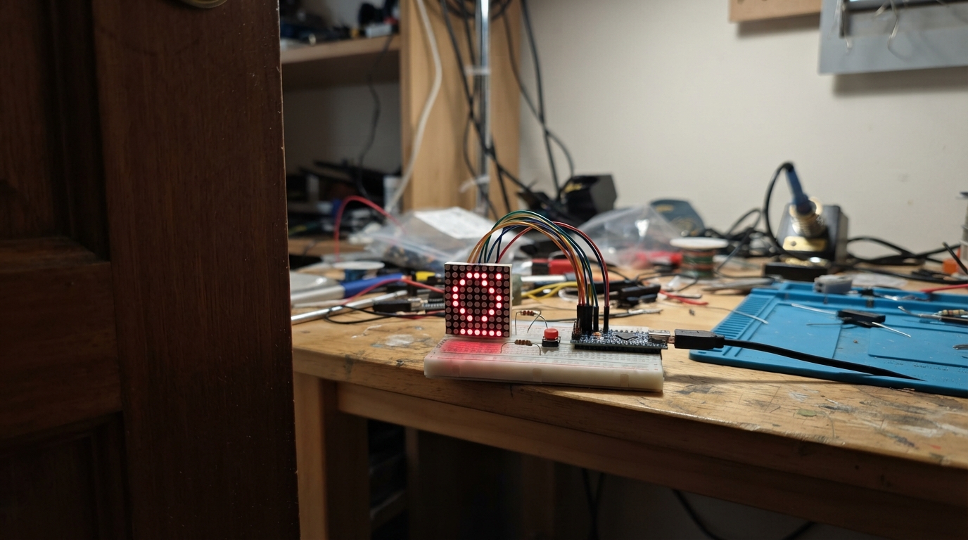 8x8 LED Matrix Puzzle Game