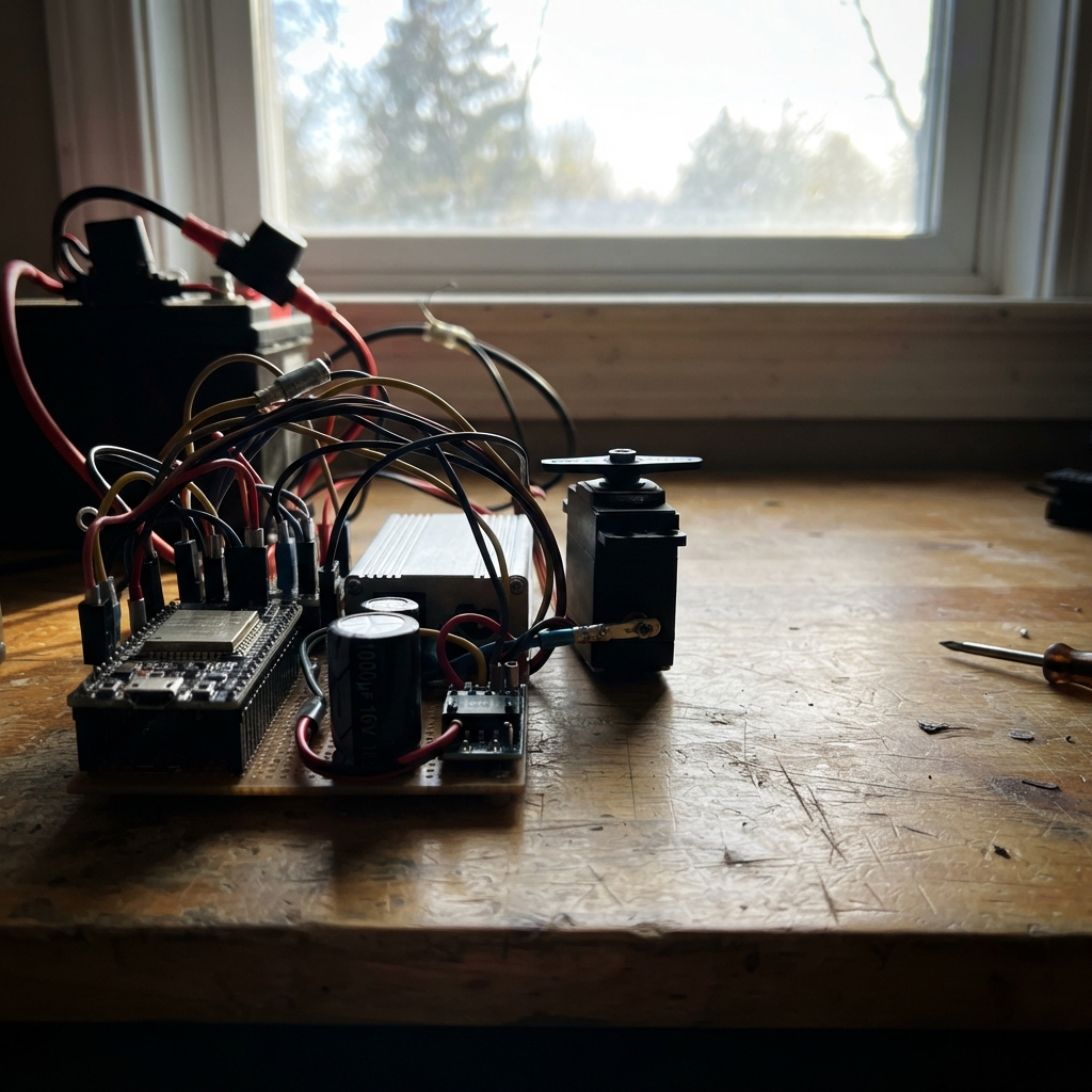 ESP32 Automotive Light Servo Controller