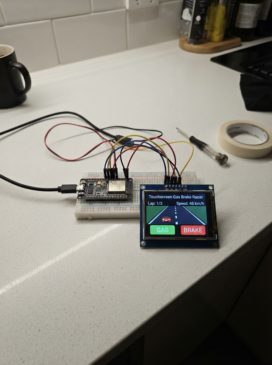 Touchscreen Gas Brake Racer