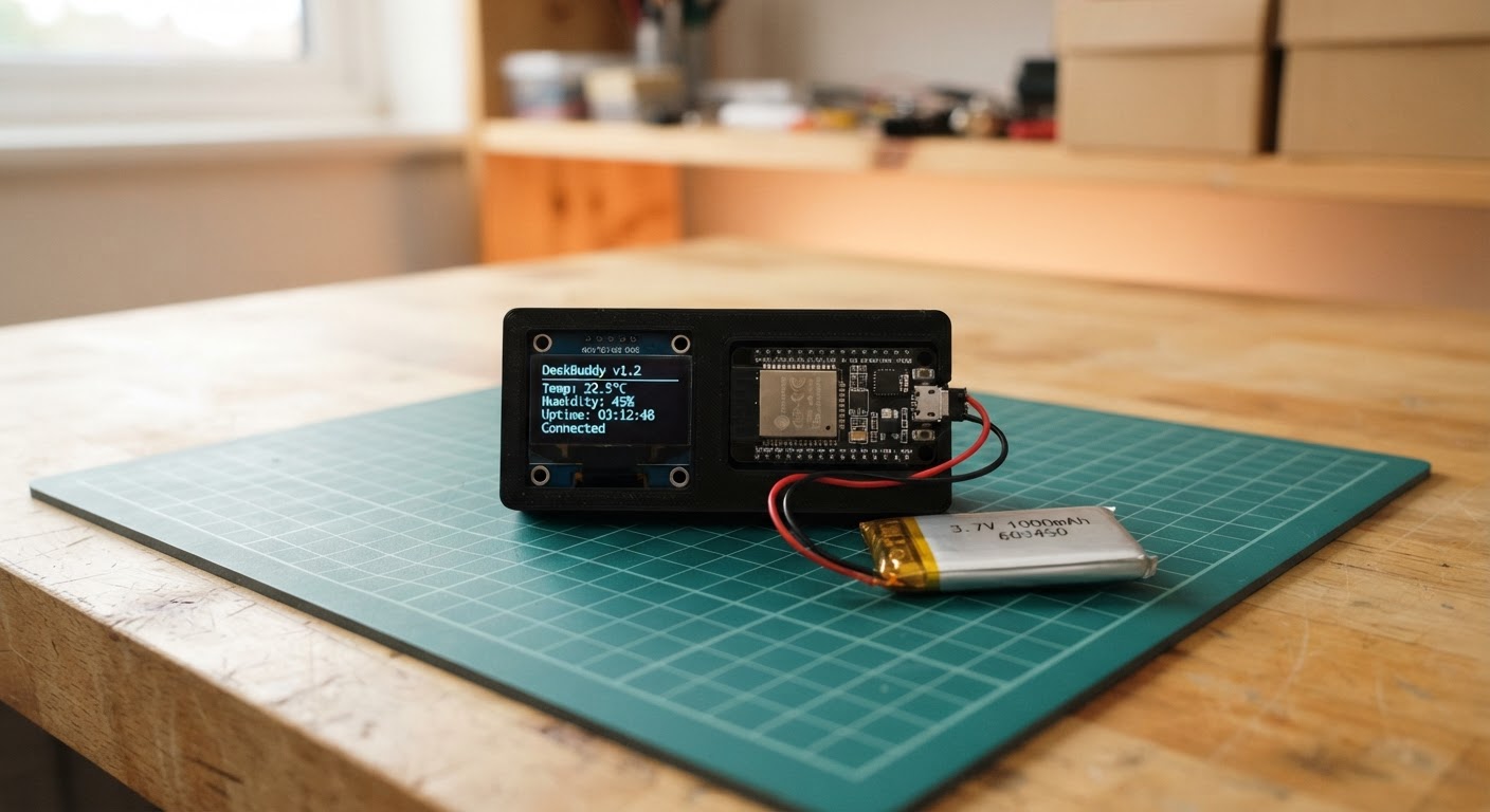 Tiny ESP DeskBuddy Dashboard