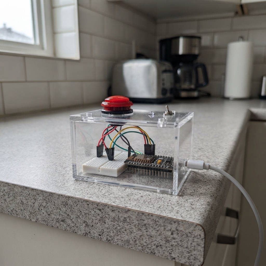 WiFi Button Status Monitor