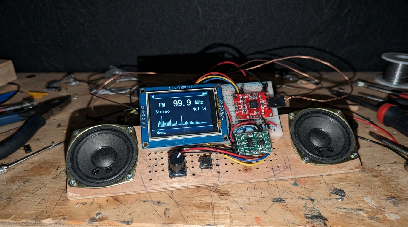 Stereo FM Radio Dashboard