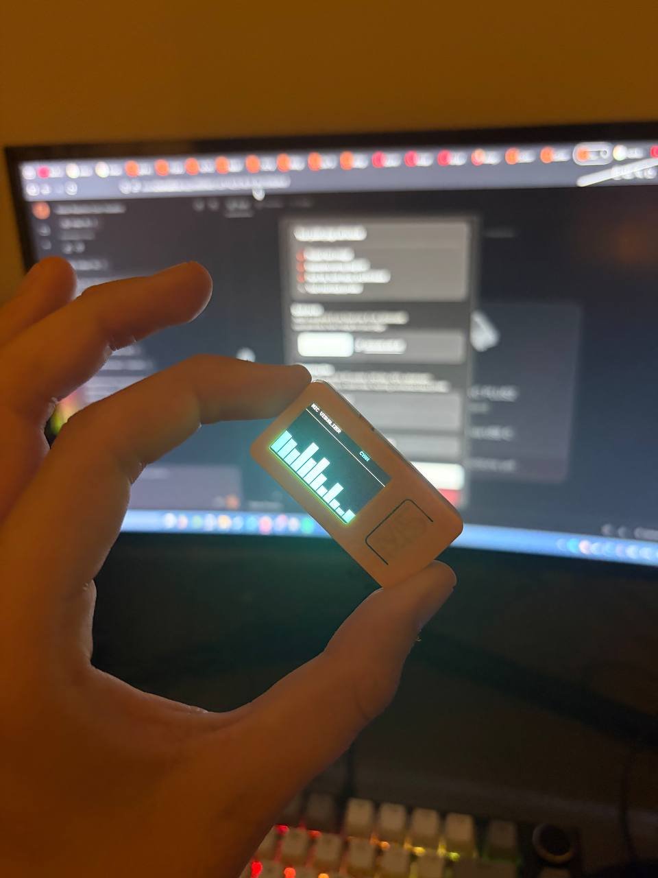 Photo of Voice-Reactive Color Visualizer