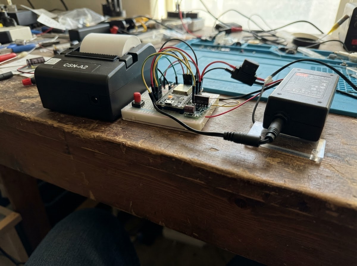 ESP32 AI Driven Thermal Printer