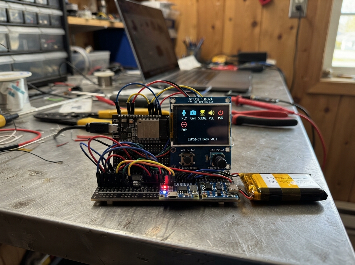 An Esp 32 C3 Power Stream Deck Which