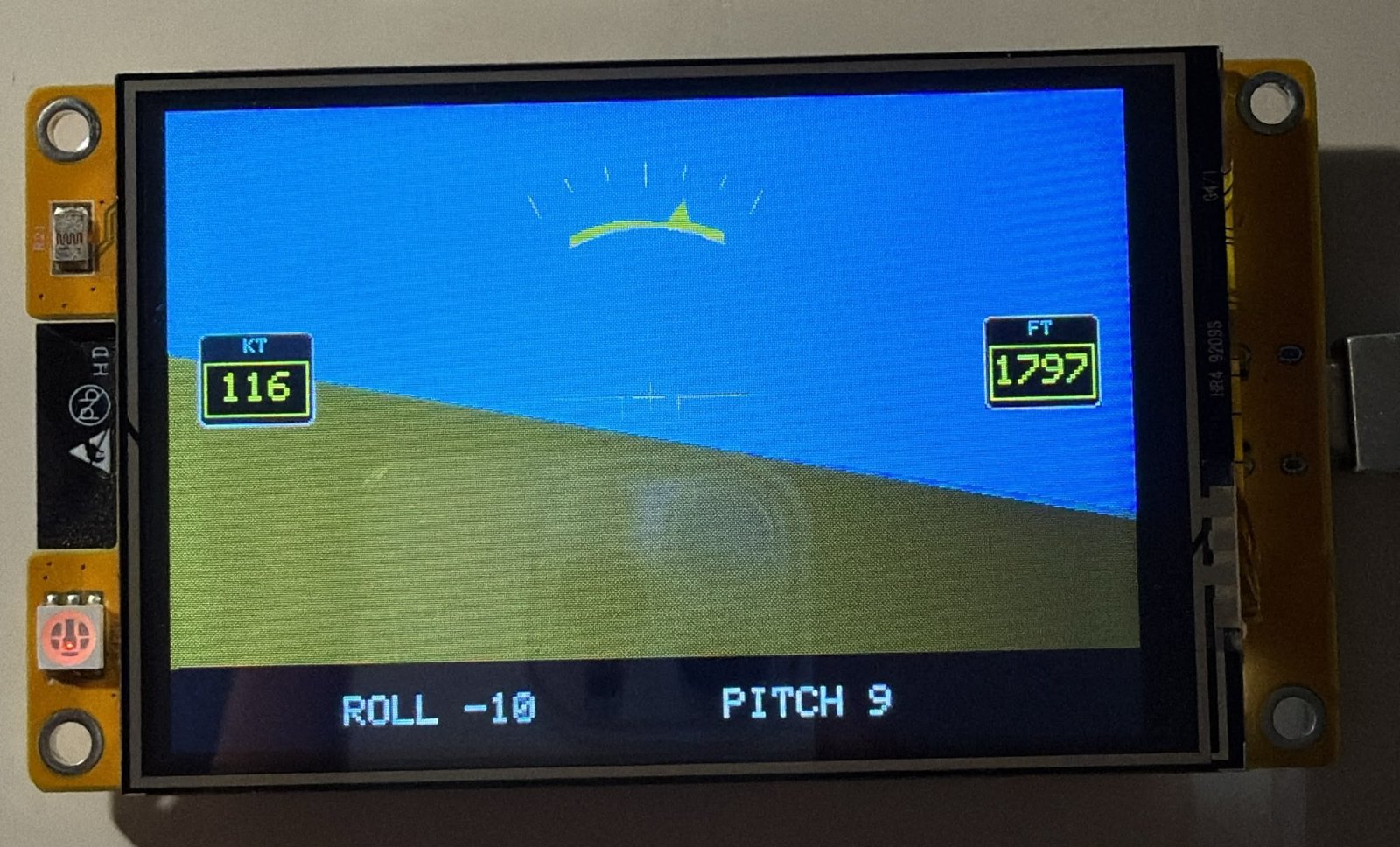 ESP32 Inertial Reference Display