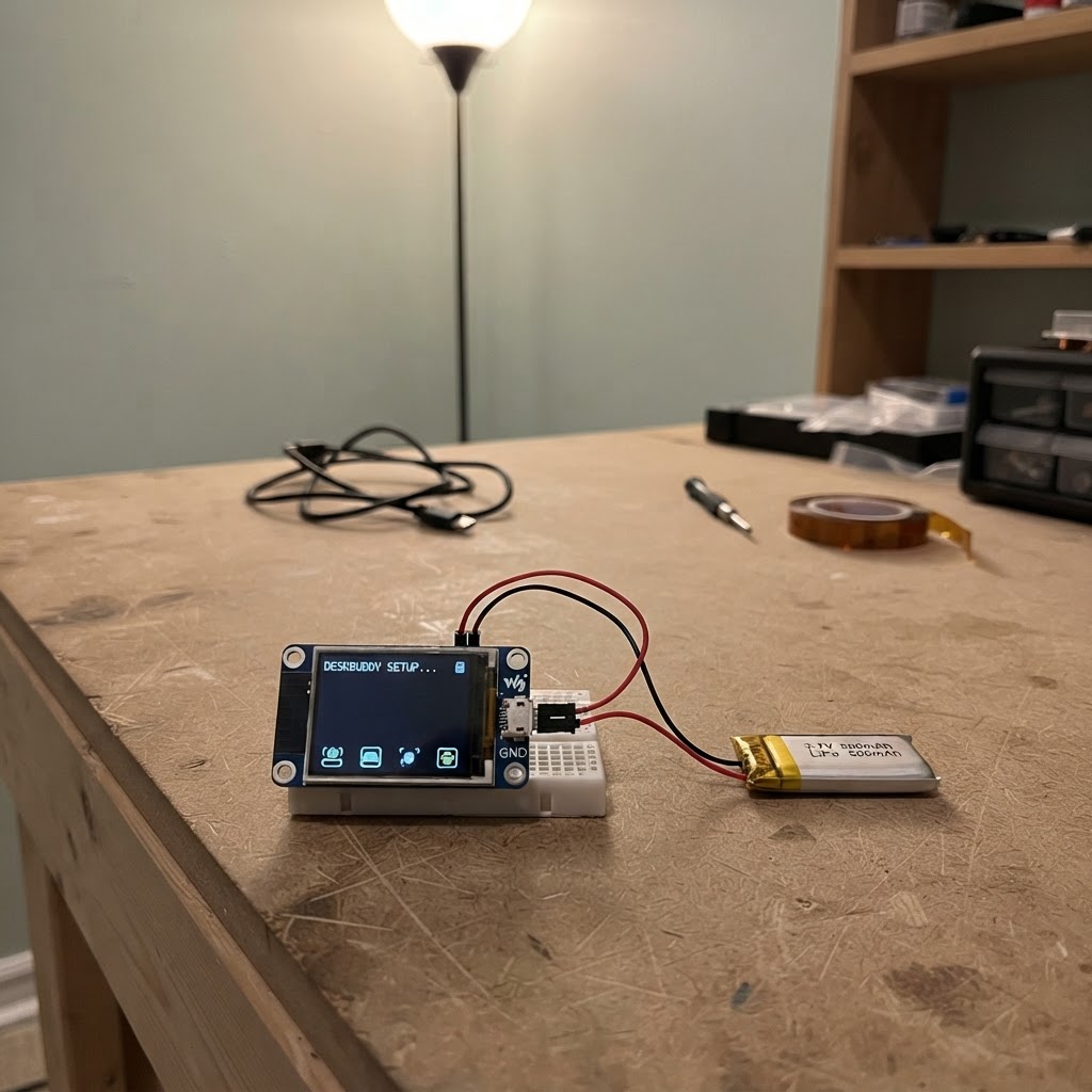 Photo of Build A Tiny Esp Deskbuddy Using Waveshare Esp32