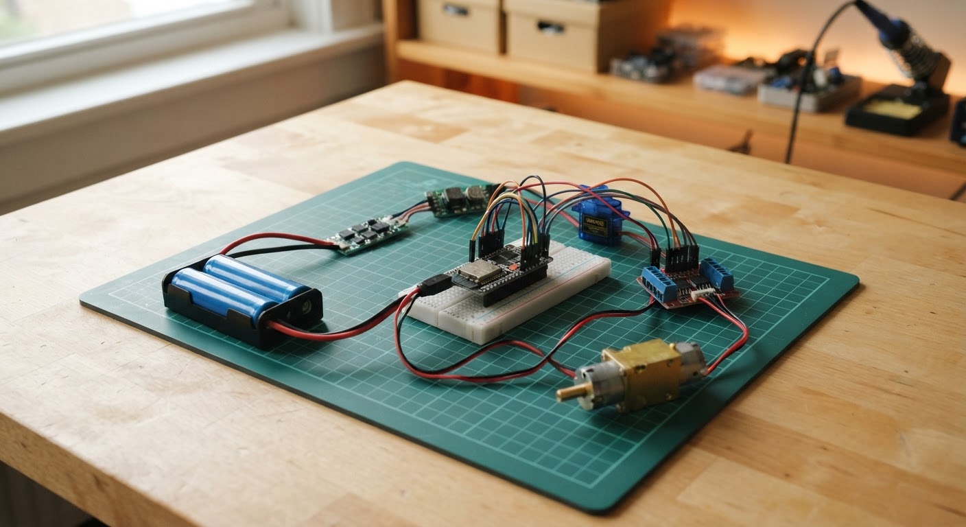 ESP32 Remote-Controlled Car