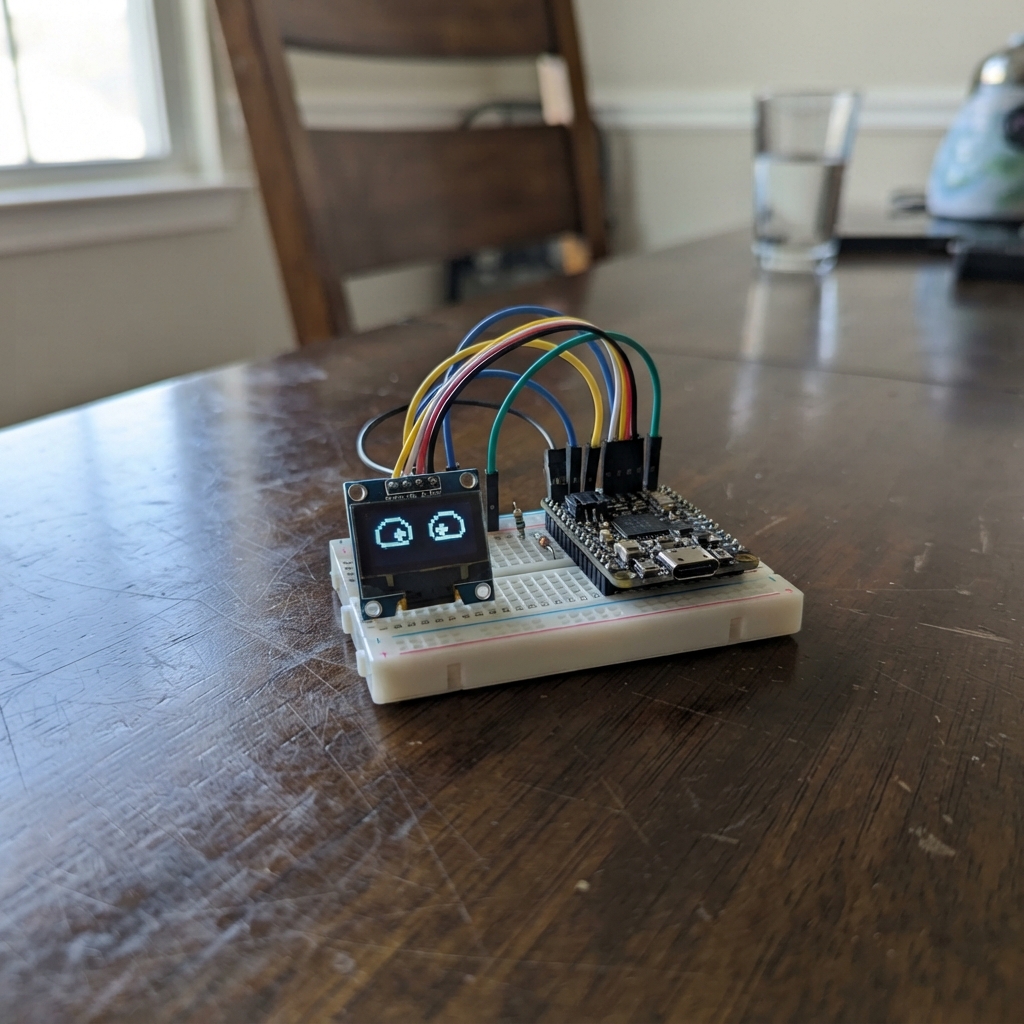 Animated OLED Eyes