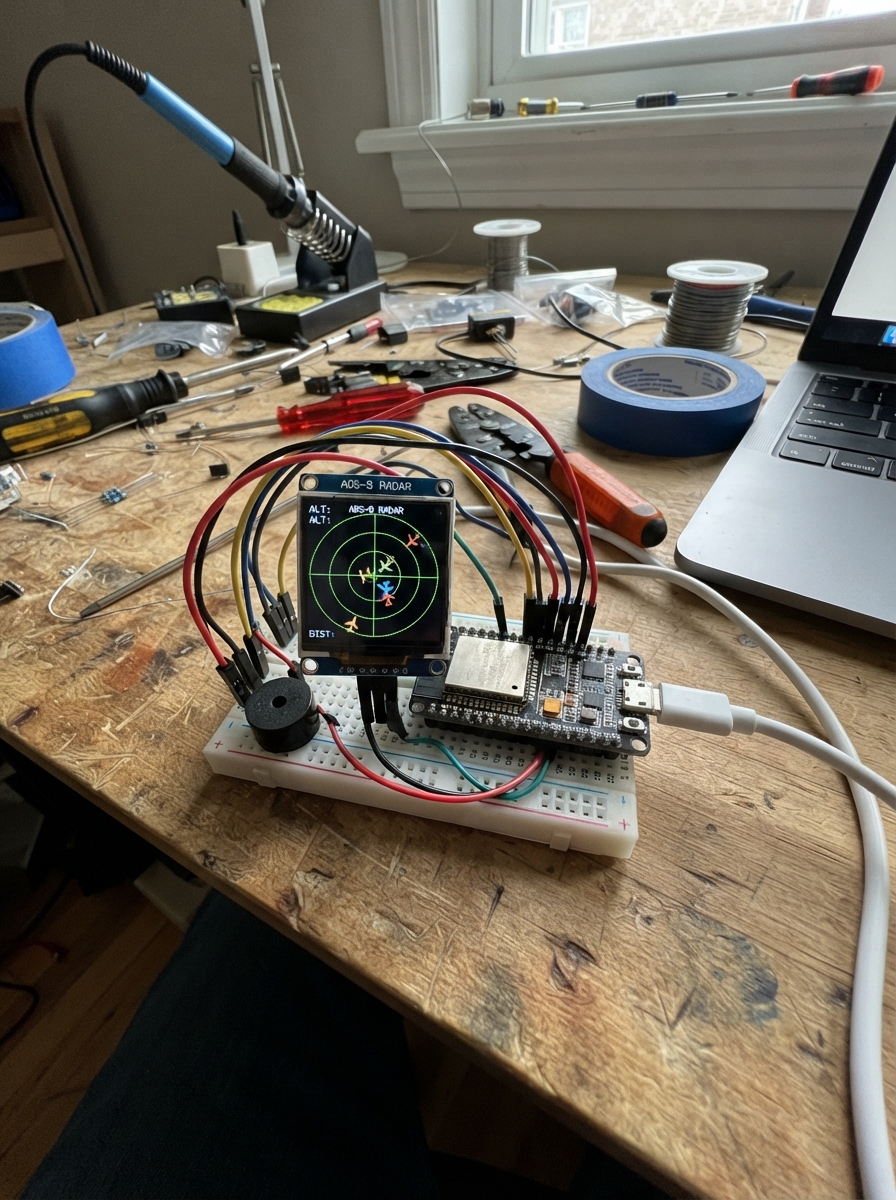 ESP32 ADS-B Plane Radar