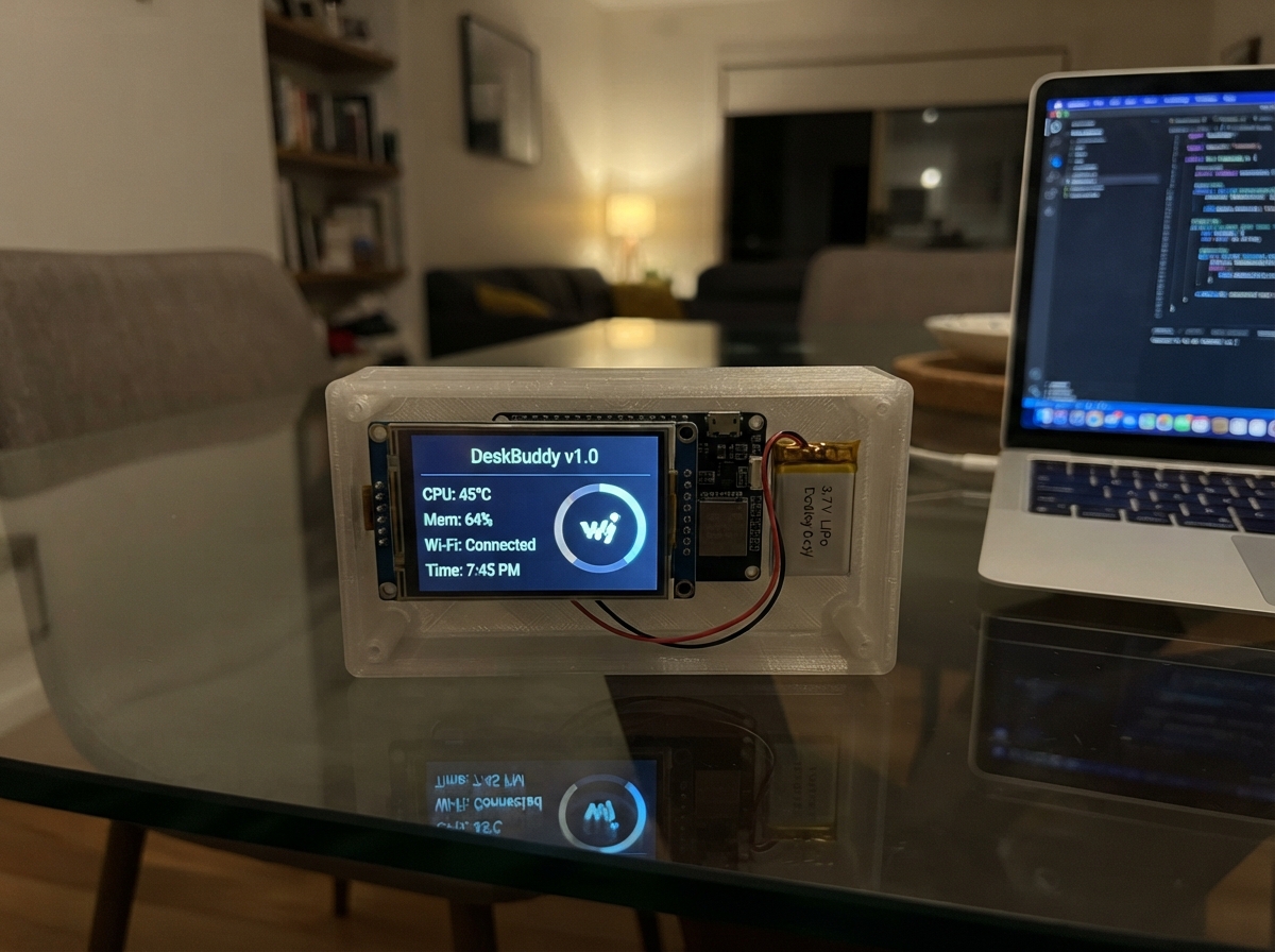 ESP DeskBuddy Dashboard