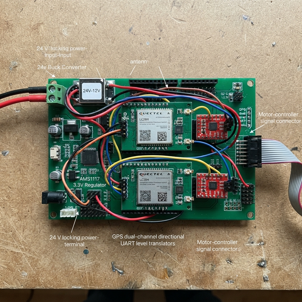 Dual GNSS RTK Controller Board