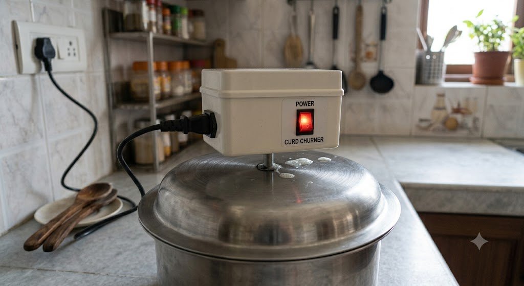 Motorized Curd Churner
