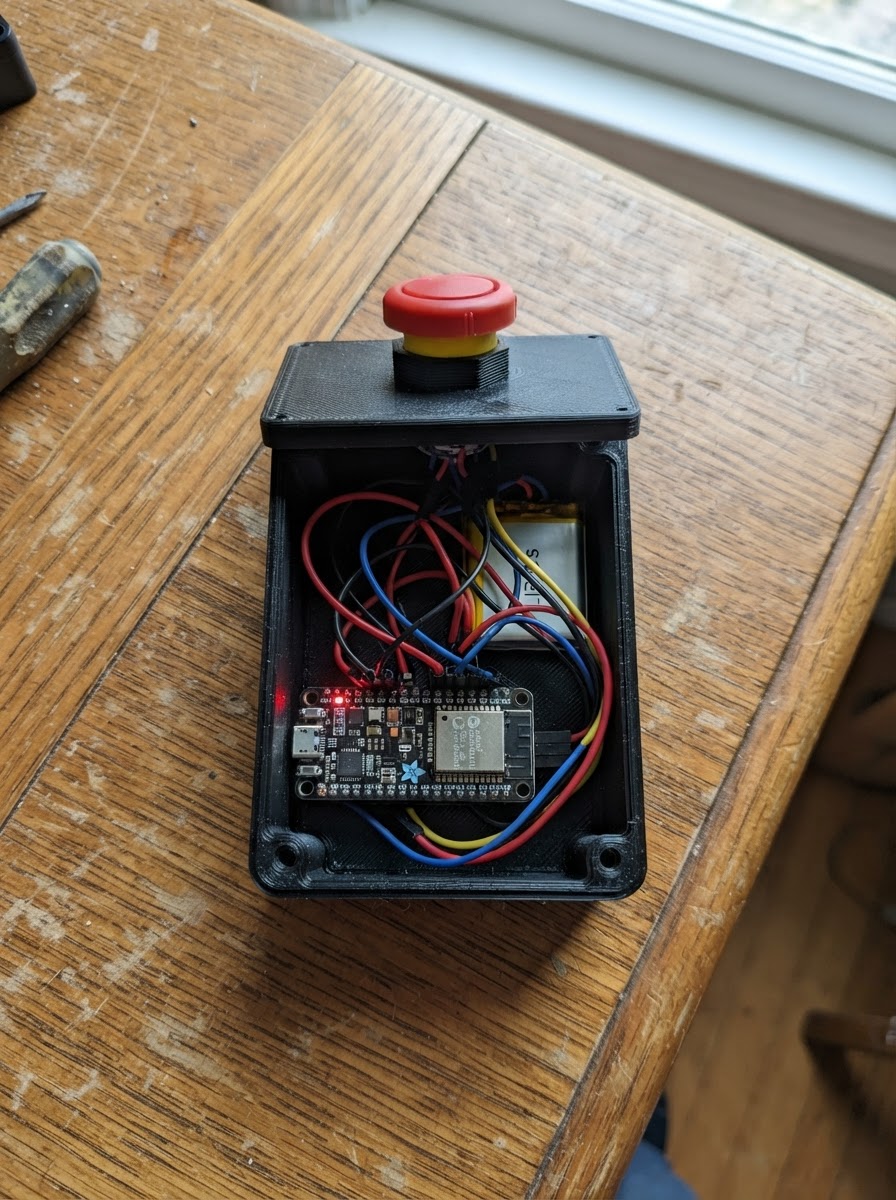 WiFi Button Status Monitor