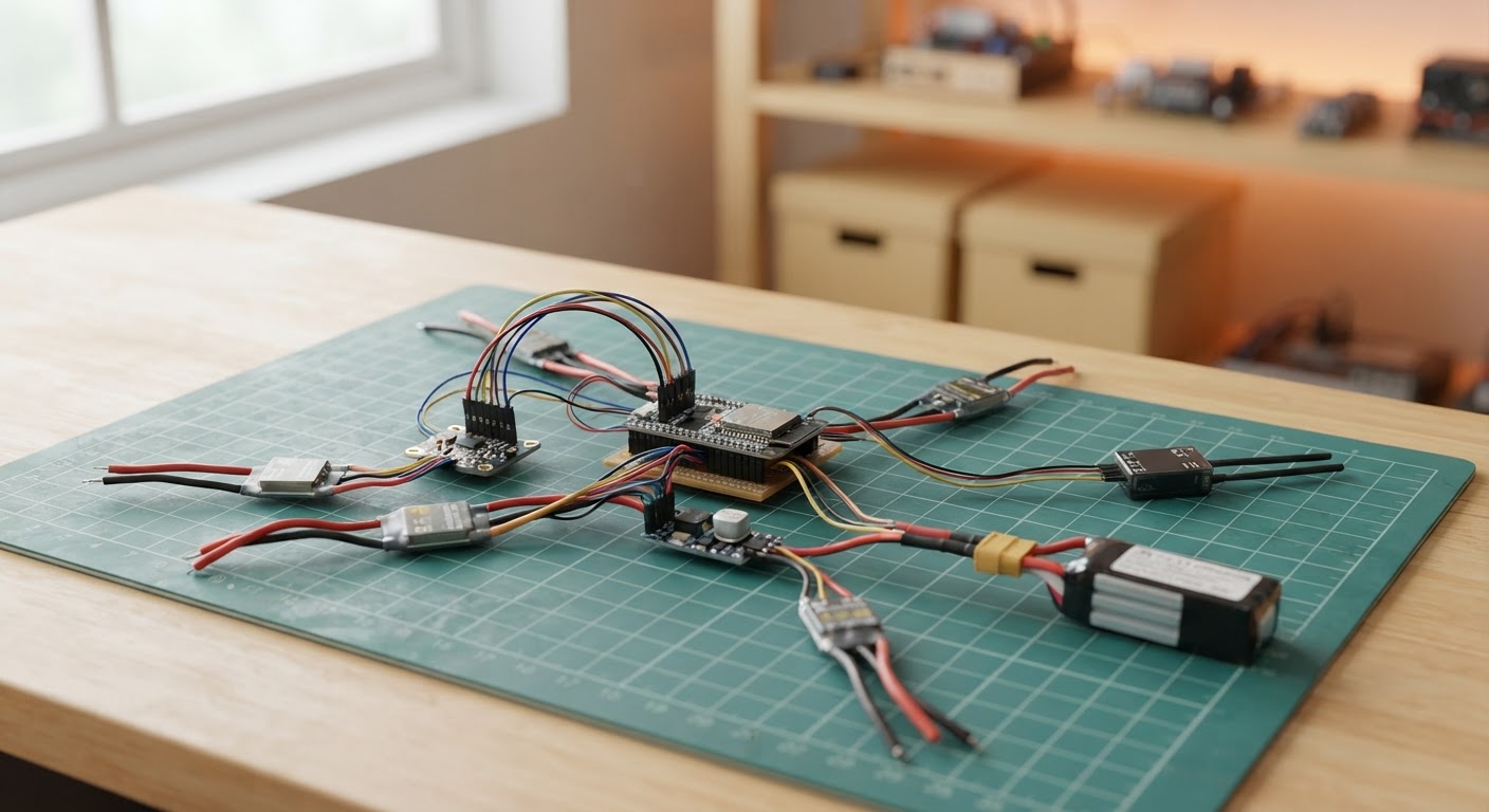 Photo of ESP32 Quadcopter Flight Controller