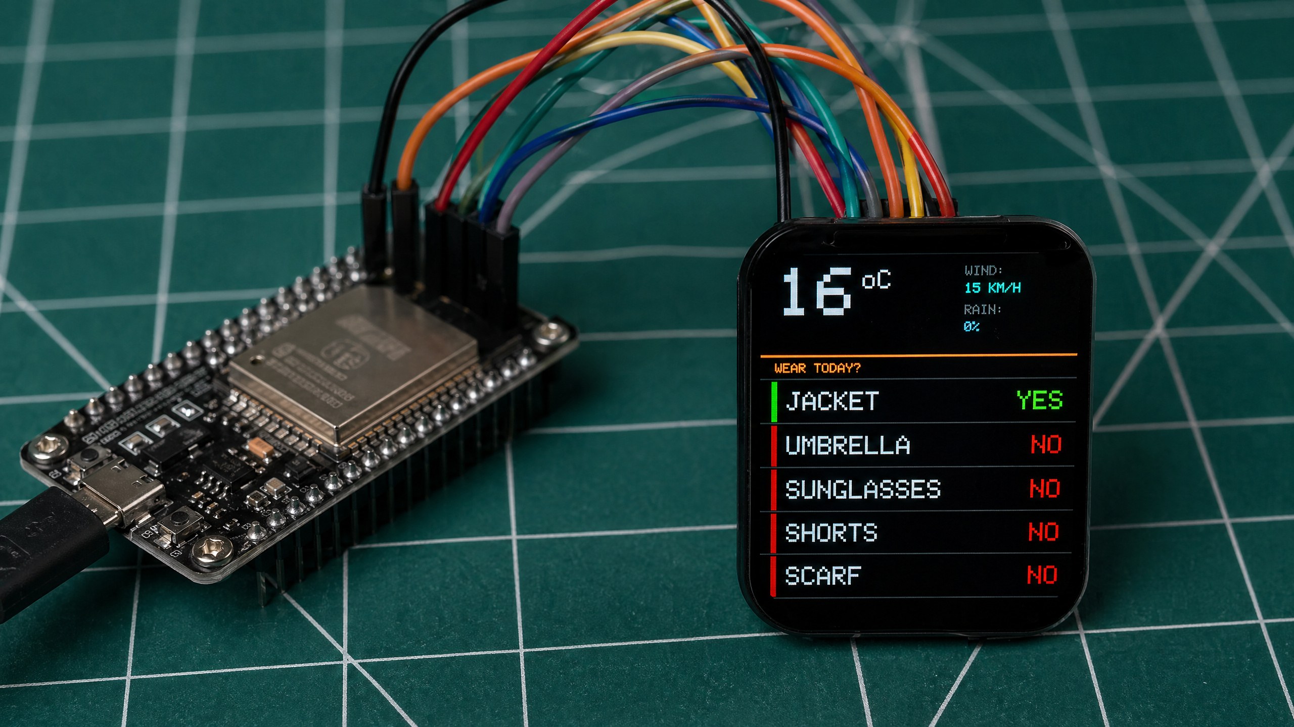 How to Build an ESP32 Weather Station with Clothing Advice