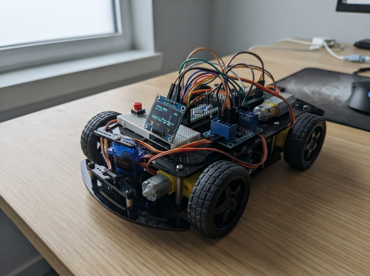 Active-Tracking Robot Vehicle