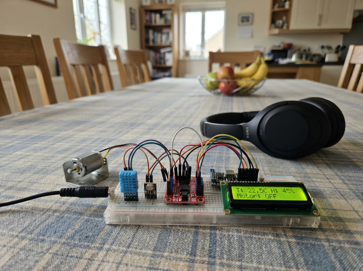 Humidity-Temperature Motor Control