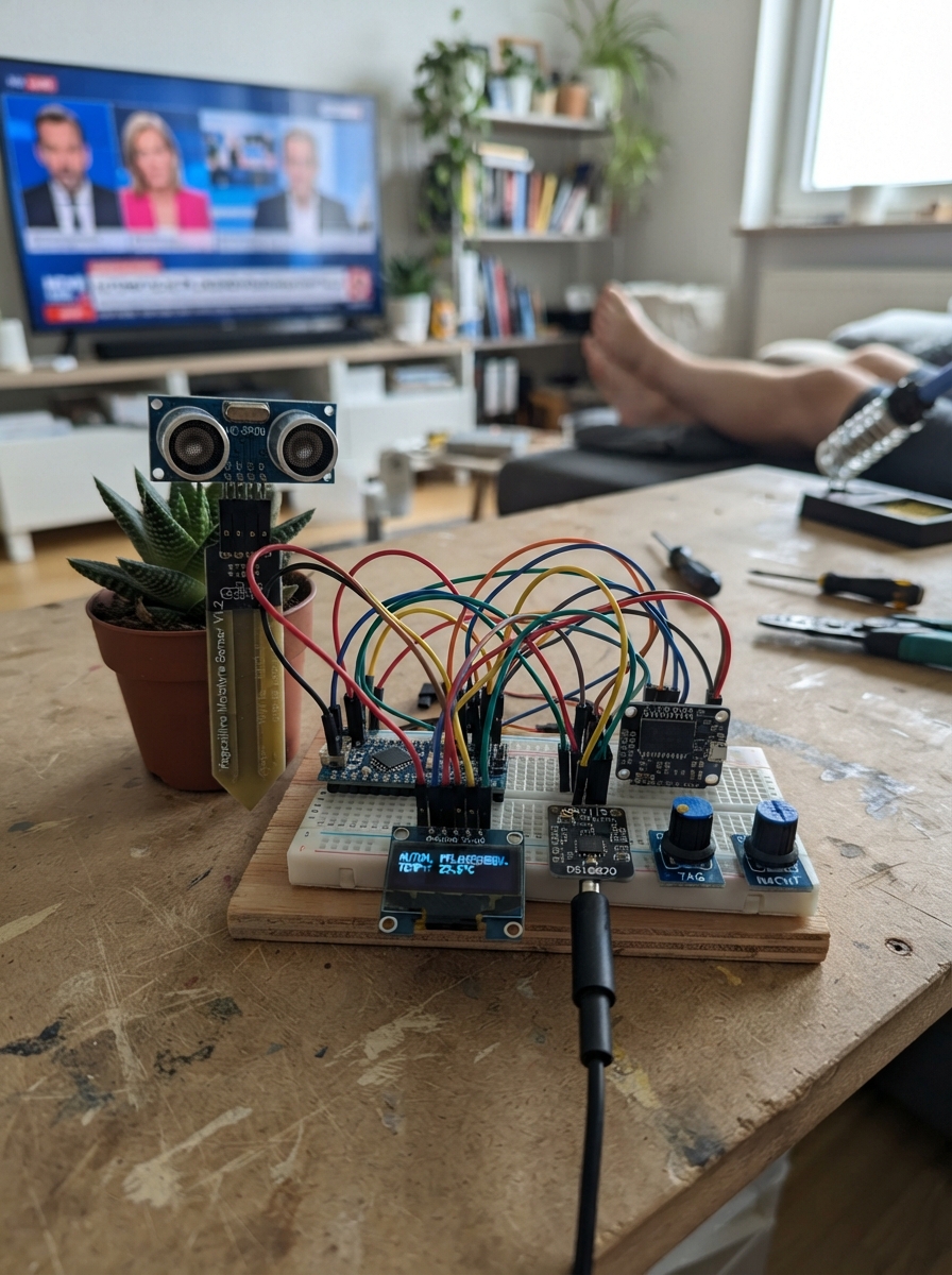 Automatische Pflanzenbewässerungskontrolle