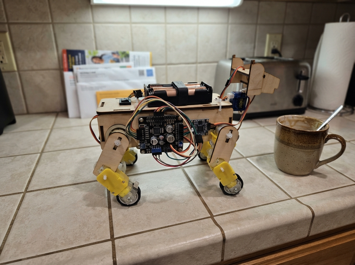 Wagging Walking Robot Dog