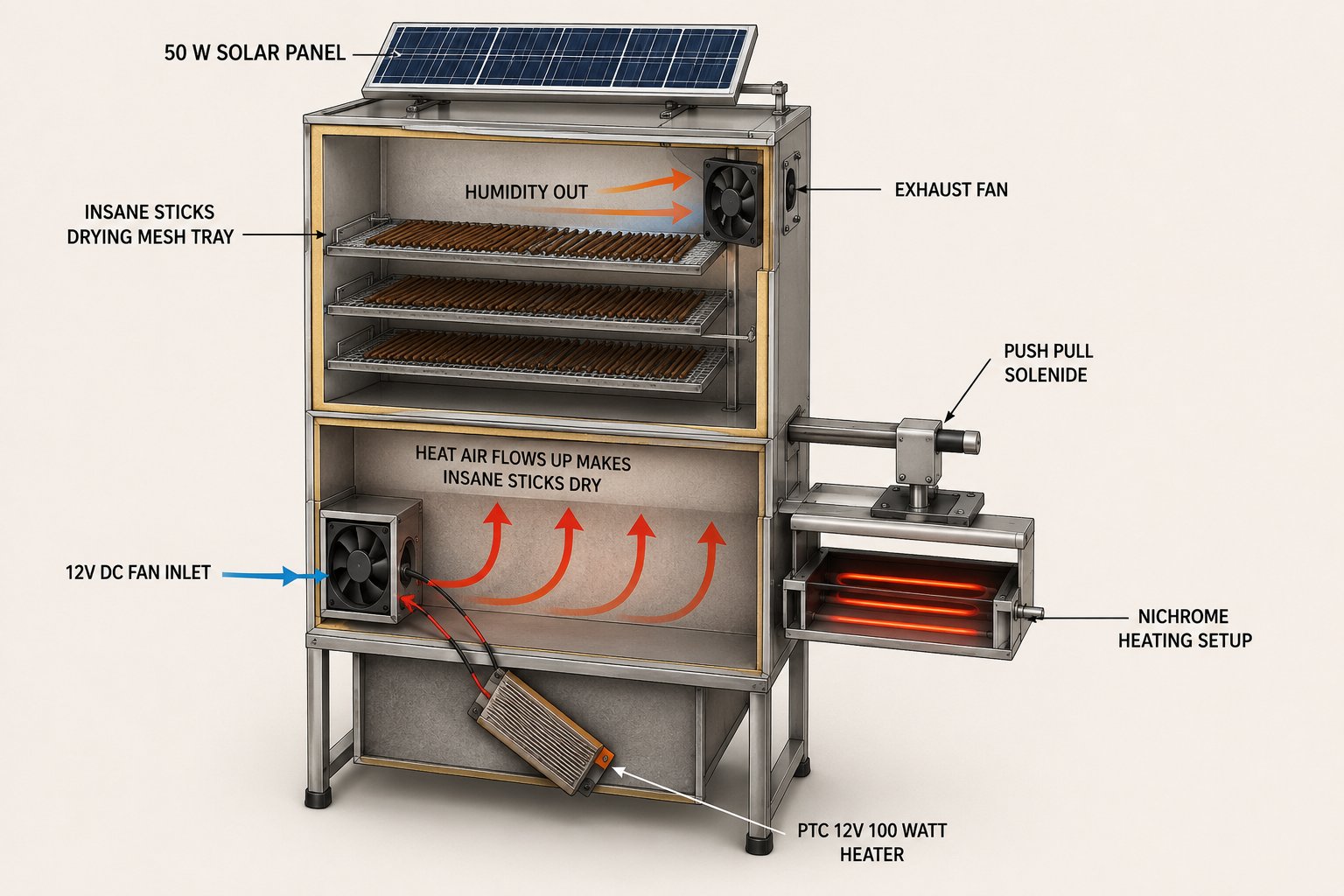 Smart Agarbatti Packaging Dryer