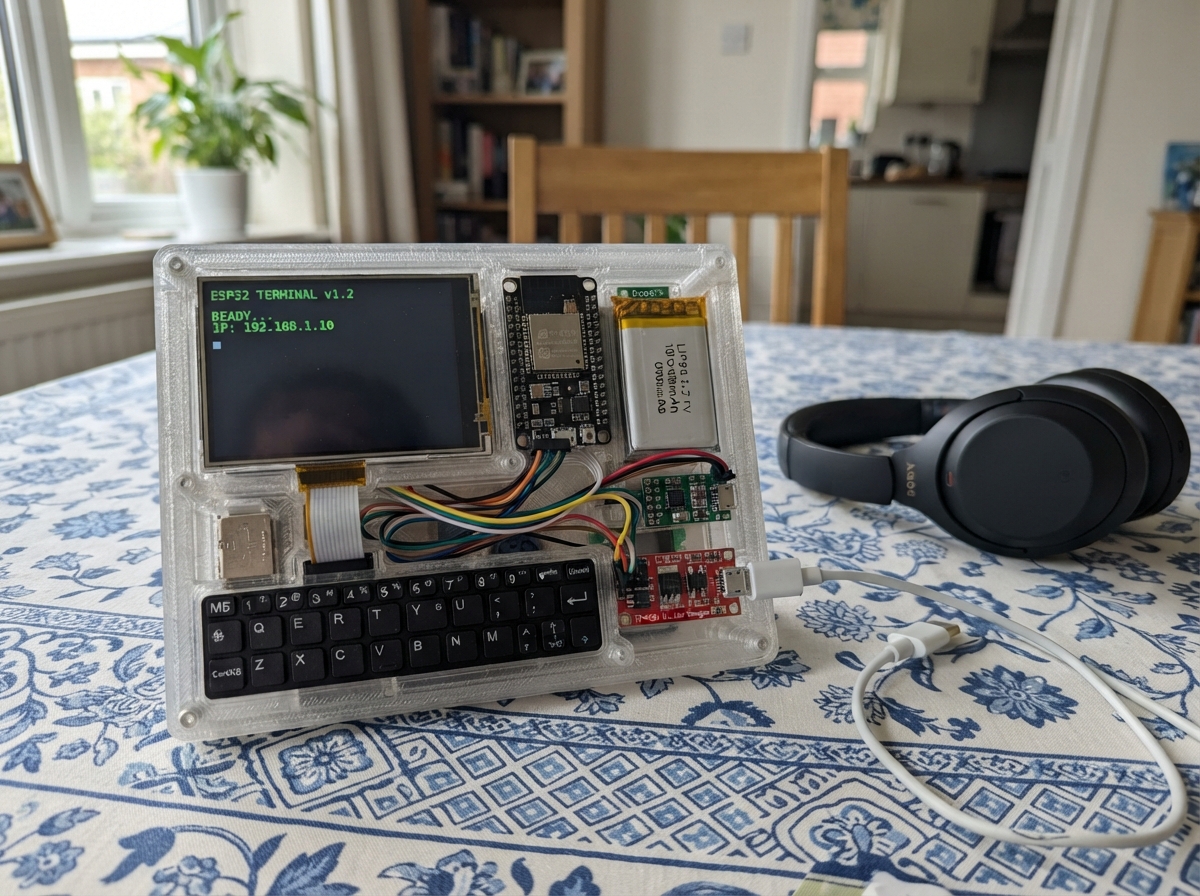 Portable ESP32 Laptop