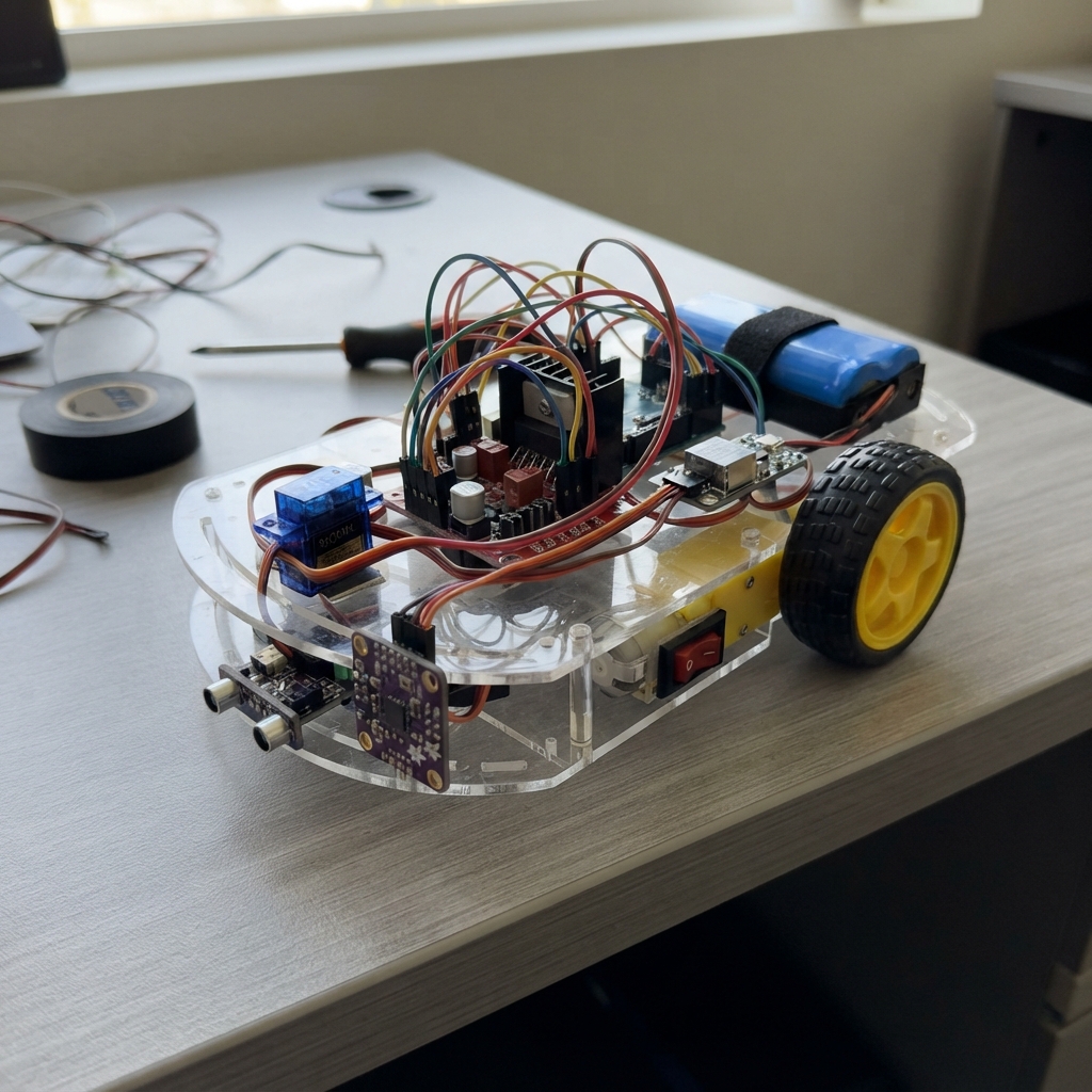 Autonomous Color-Sorting Line Follower