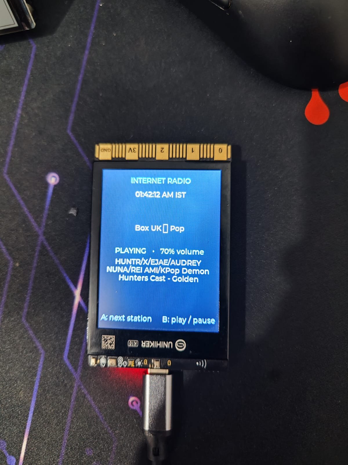 I Have Got Esp32 S3 Based Unihiker K10