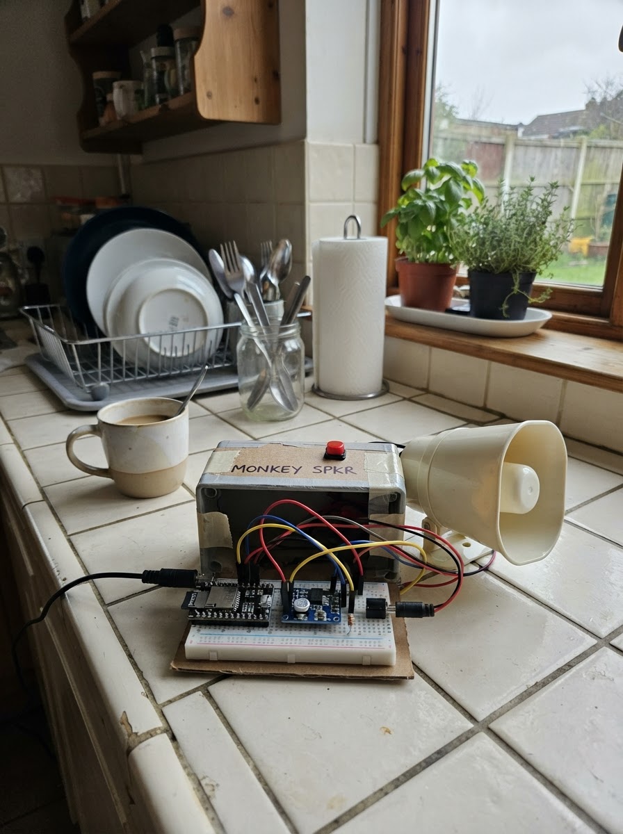 WiFi Monkey Deterrent Speaker