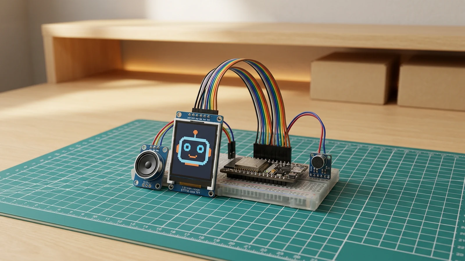 How to Build a Voice-Controlled Robot Face