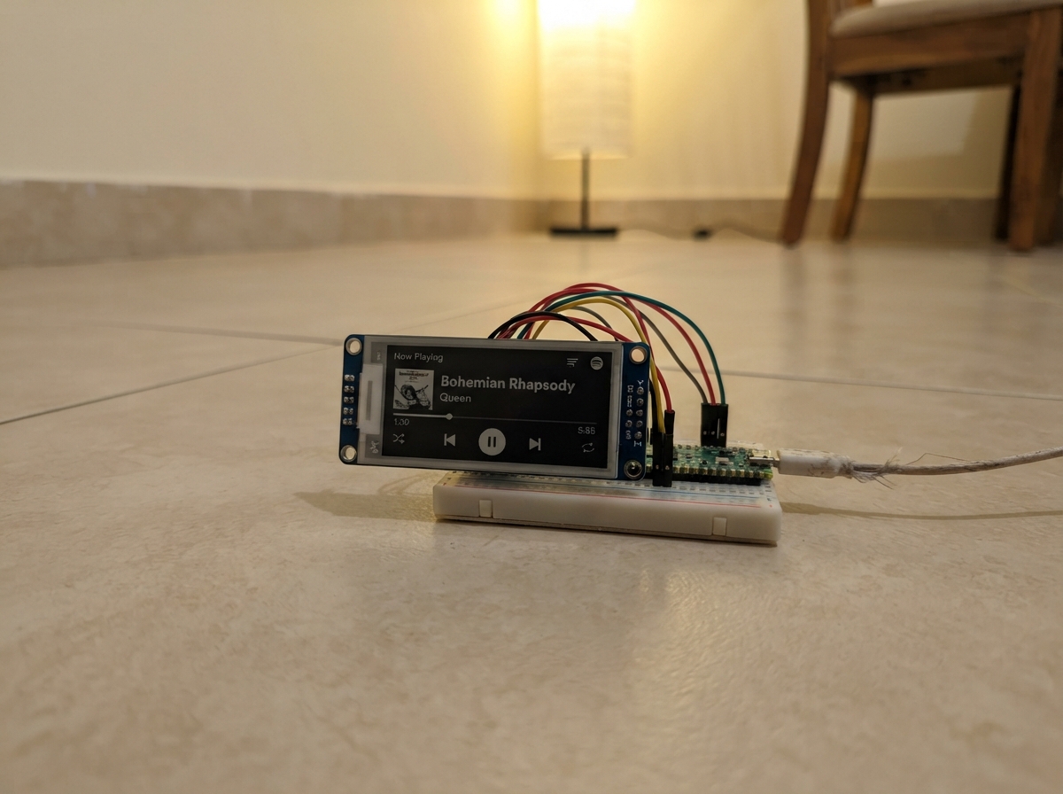 Spotify E-Paper Display