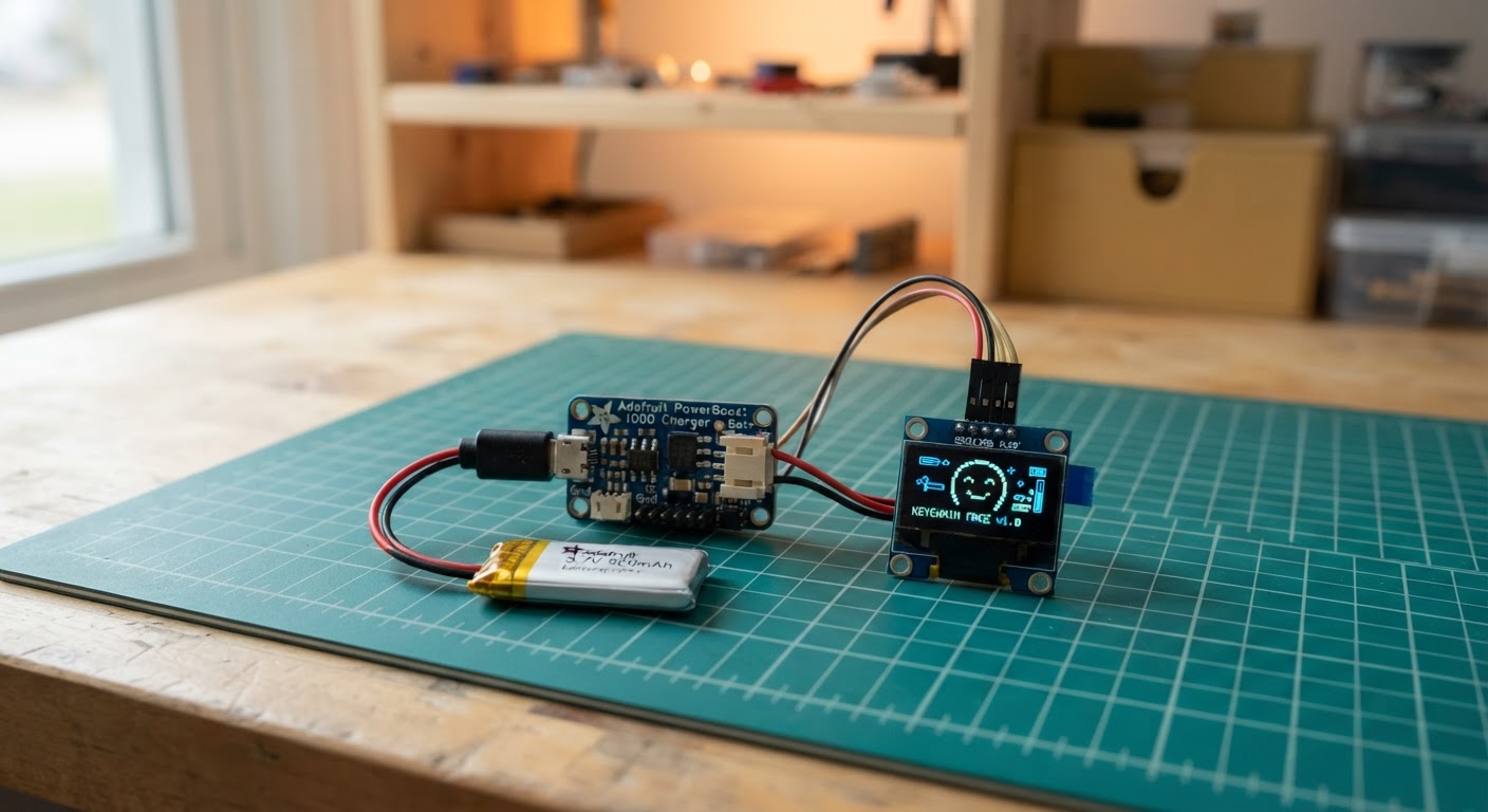 Animated IoT Keychain Face