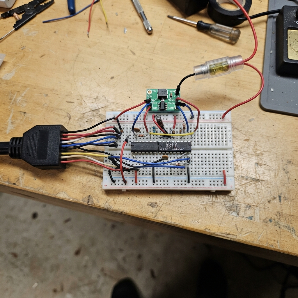 Photo of Create Me Good Schematic This Bread Board Setup