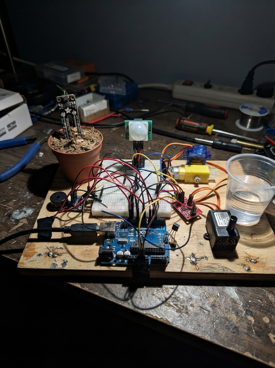 Smart Home Security And Irrigation