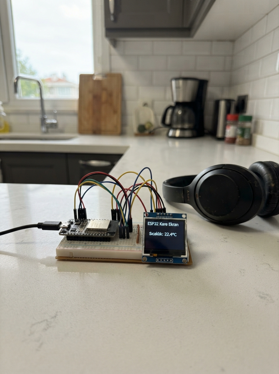 ESP32 Kare Ekran Projeleri