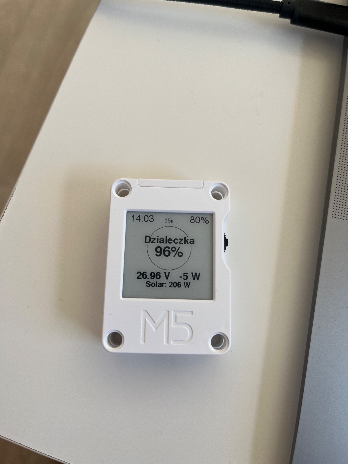 Photo of Victron Stats Display