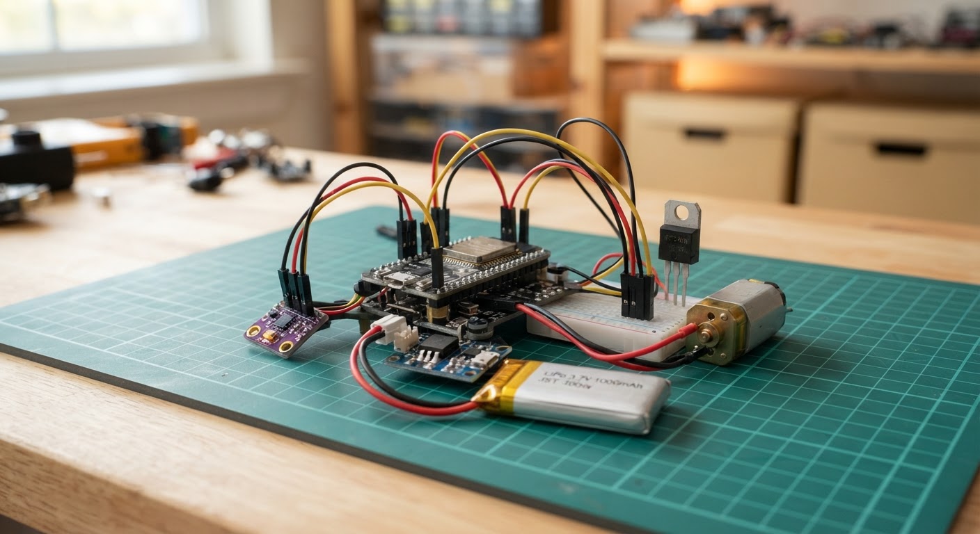 Photo of ESP32 Stabilized Drone