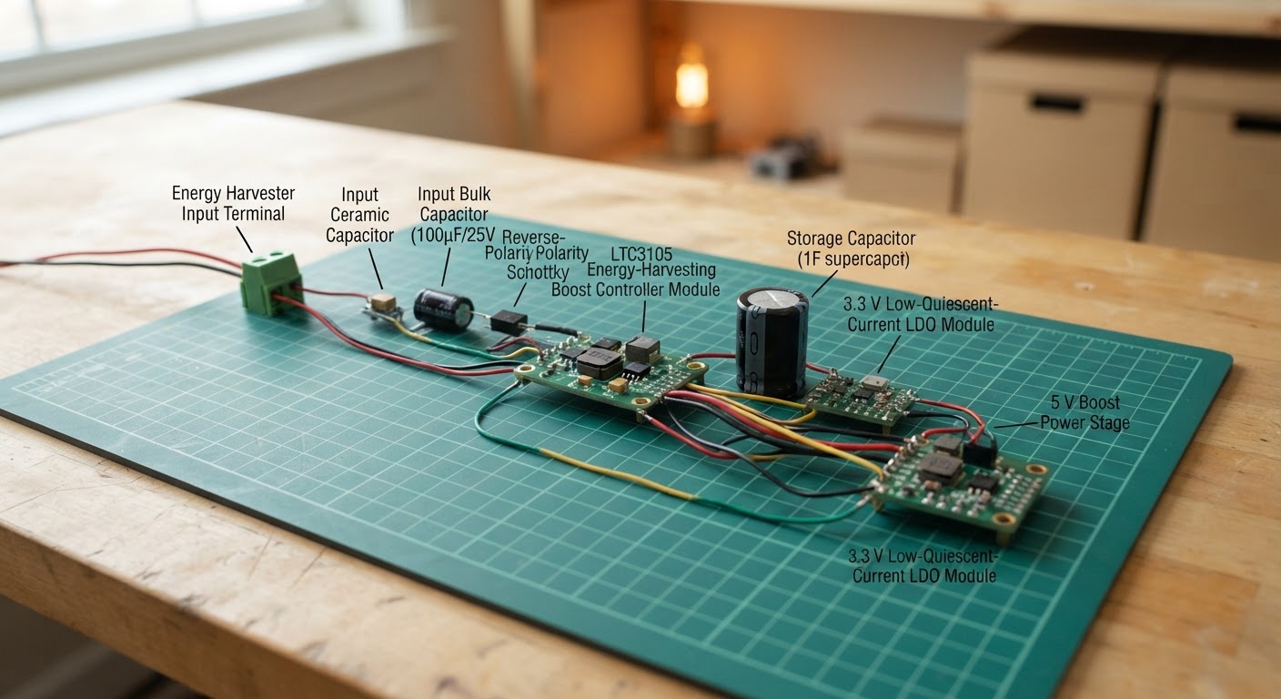 AI-Driven Energy Harvester Booster